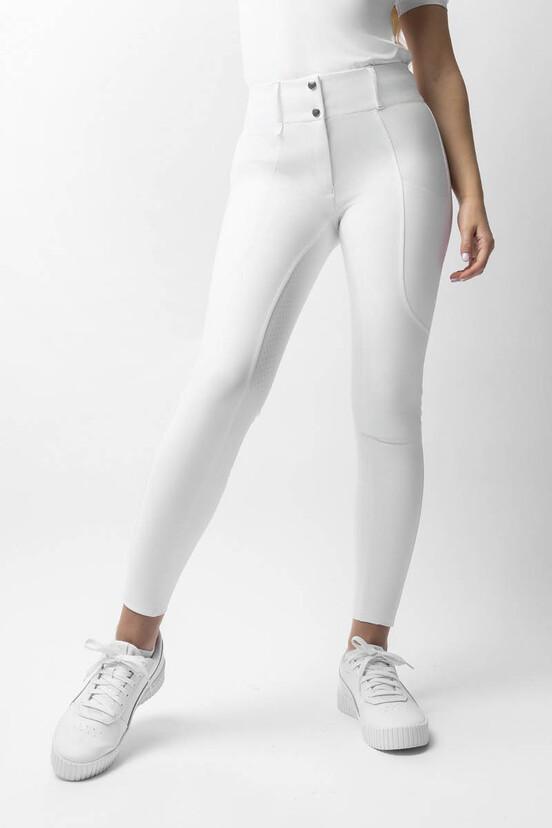 Hvite ridebukser og tights